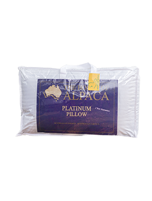 Platinum Alpaca Pillow - 100% alpaca wool with a soft outer shell. Buy online at the Silos Estate online shop.